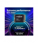 Crucial CT500P310SSD8 P310 SSD, 500 GB, M.2 NVMe, PCIe Gen4, 3D NAND, 6600/ 3500 MB/s