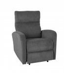 Tugitool recliner SAHARA tumehall, 79x90xH102cm, vineer, metall