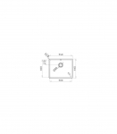 Valamu Pyramis Astris Colora 50x40 vask