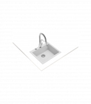 Valamu Teka Forsquare 50.40TG valge