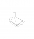 Cooker hood Akpo WK-5 Elegant Turbo 60 Inox