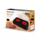 Keraamiline lauapliit 2 tsooniga Sencor SCP2263BK