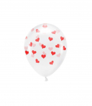 PartyDeco &otilde;hupall, 6 tk, 33 cm, S&uuml;damed / &Ouml;ko