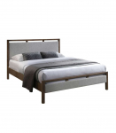 Voodi VOKSI madratsiga HARMONY TOP 160x200cm, hall