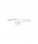 Leifheit 83305 laundry drying rack/line Wall-mounted rack White