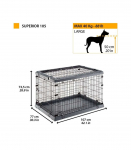 FERPLAST Superior 105 - dog cage - 107 x 77 x 73.5 cm