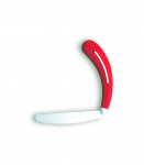 Curved knife for people with rheumatism
