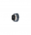 Apple Watch Ultra 3 (2025) GPS + Cellular 5G 49mm Natural Titanium Case with Anchor Blue Ocean Band EU MEWH4