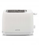 Gorenje T850DPW Toaster, Power 850 W, 2 slots, White Gorenje