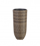 Lillepoti&uuml;mbris WICKER D37xH77cm, tumepruun