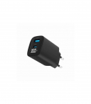 CHARGER USB 30W 2PORT/TA-UC-PDQC30LCD-BK-01 GEMBIRD