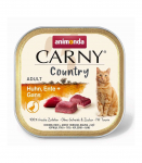 ANIMONDA Carny Country Chicken, Duck + Goose - wet cat food - 100 g