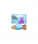 AZANKI Bone with salmon in salmon skin with thyme and basil in fish shape - treat for dogs - 12 cm