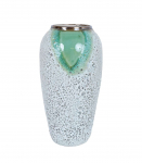 P&otilde;randavaas TITAN STONE H32cm, roheline/valge tekstuur, keraamika