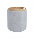 Tumba/laud HIRO D39xH44cm, beež, panipaigaga