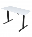 T&ouml;&ouml;laud ERGO FIT 1-motoriga 120x68xH71,5-116cm, valge/must