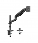 Ergo Office Monitor Mount/Hanger, Gas Spring, 17"-32", 1-10 kg, Matte Black, Max. VESA 100x100, ER-691 B