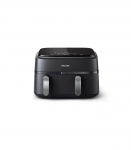 Philips Dual Basket Airfryer NA351/00 3000 Series Power 2750 W Capacity 9 L Rapid Air technology Black