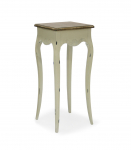 Lillepostament SAMIRA 36x36xH81cm, antiikvalge/naturaalne