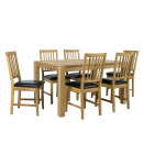 S&ouml;&ouml;gilauakomplekt CHICAGO NEW laud 140x90cm ja 6 tooli 19551