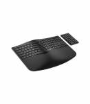 HP 965 Ergonomic Wireless Bluetooth Keyboard Keypad Combo, Sanitizable, Programmable, Split Zone Layout w/Negative Tilt (adju