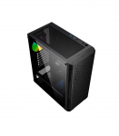 Gembird CCC-FC-400X Gaming ARGB computer case Fornax 400X, black