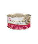 APPLAWS Natural Cat Food Chicken breast with duck - wet cat food - 70g