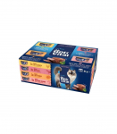 OptiVital mini puszka- Multibox dla dorosłych kot&oacute;w o smaku woł, kur, indyk, łos 12x85g