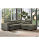 Nurgadiivanvoodi ODELIA-2 PN 263x227xH81/97cm, heleroheline
