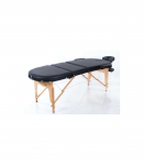 RESTPRO&reg; Classic Oval 3 Black Portable Massage Table
