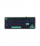 AULA Gasket F87 Pro Keyboard Black Cyan Blue GrayWoodV4 RGB