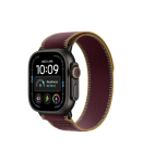 Apple Watch Ultra 4 5G 49mm Black Ti, Burgundy Trail Loop - M/L