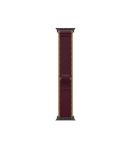 49mm Burgundy Trail Loop, S/M, Black Titanium Finish