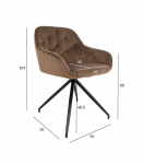 Tool BRIT bee˛, 55x53xH107cm, metall, pol&uuml;esterkangas