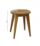 Taburet MONDEO D36xH45cm, tamm