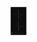 Simfer H3.020.DEISP Hob, Induction, Width 18 cm, 2 cooking zones, Touch control, Black Simfer