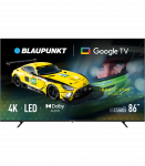 Blaupunkt LED TV 86UGC5500S 86 Smart TV Google TV UHD Black