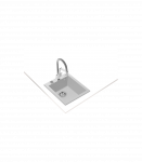 Valamu Teka Forsquare 34.40TG valge