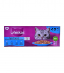 WHISKAS Fish Favourites in jelly - wet cat food - 40x85 g