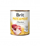 BRIT Pat&eacute; & Meat with chicken - wet dog food - 800g