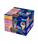 OptiVital saszetki - pełnoporcjowa karma dla dorosłych kot&oacute;w. Z kurczakiem, wołowiną, jagnięciną, łososiem