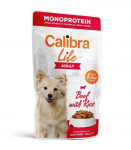 Calibra Dog Life pakike t&auml;iskasvanud koertele, veiseliha, 150 g