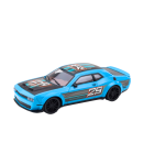 Rear-wheel drive sports racing car blue