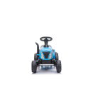 Electric Tractor with Trailer A009 Blue