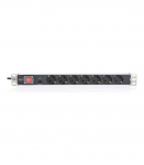 Digitus Aluminum outlet strip with overload protection DN-95403 Sockets quantity 7