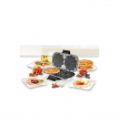 Unold Double Waffle Maker black silver (48241)