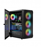 Logic PORTOS ARGB MINIDI USB 3.0 Case Black