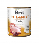 BRIT Pat&eacute; & Meat with Turkey - wet dog food - 800g
