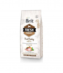 BRIT Fresh Turkey & Pea Fit & Slim - Dry dog food Turkey with pea - 12 kg