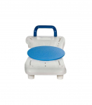 Bath bench with rotating disc